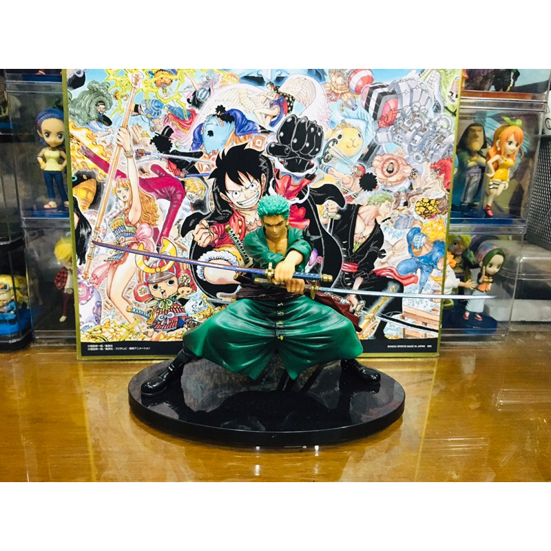 (SC) แท้100% โซโล โซโร Zoro Sc SCultures แมวทอง B One piece วันพีช Model โมเดล Figures ฟิกเกอร์