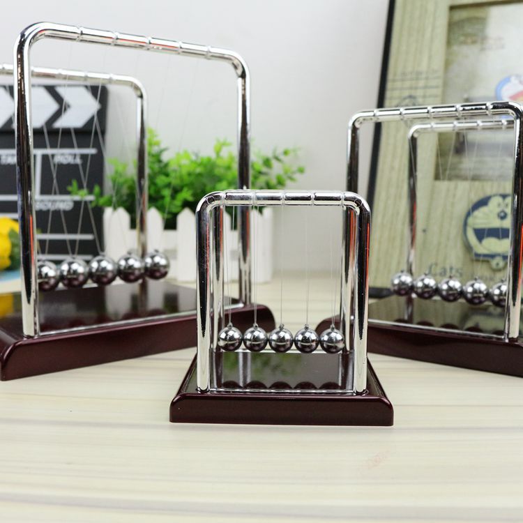 ของเล่นคลายเครียด ลูกตุ้มนิวตัน ลูกตุ้มฟิสิกส์ วิทยาศาสตร์ สำหรับตกแต่งโต๊ะ