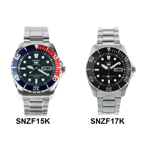 Seiko 5 นาฬิกาข้อมือ Sports Automatic Mens Watch รุ่น SNZF17K / SNZF15K