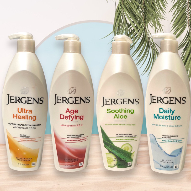 แท้ 100% ครีมบำรุงผิว  Jergens Moisturiser Lotion เจอร์เกนส์ โลชั่น 295มล. 496 มล. 621 มล.
