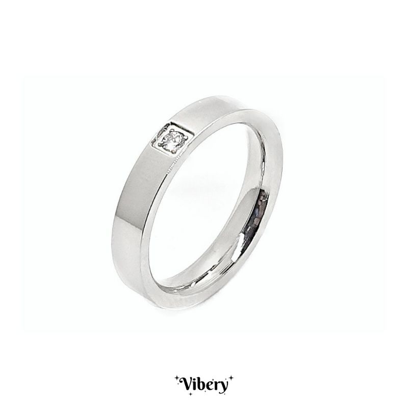 แหวนแสตนเลส ไม่ลอกไม่ดำ [ซื้อคู่แถมกล่อง] Classic steel °` - ส่งฟรี EMS ♡
