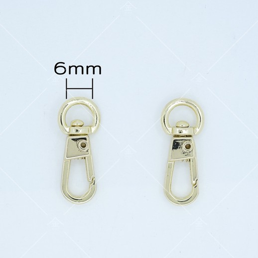 ปลีก/ส่ง(4ชิ้น) คอหมาป้าน ฐานกลม 0.6ซม. 4ชิ้น งานซิ้ง ชุบเกรดA ไม่ลอก ไม่ดำ (HK7122)