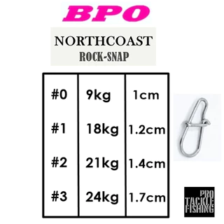 กิ๊บตกปลาBPO NORTH COAST ROCK-SNAP กิ๊บเทพแข็งเป๊กอัดปลาไม่มีระเบิด