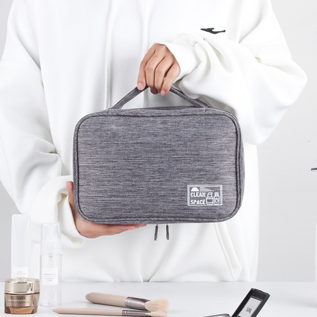 กระเป๋าใส่เครื่องสำอางค์ กระเป๋าจัดระเบียบ กระเป๋าแขวนในห้องน้ำ Toiletry bag ขนาด 16.5x25 cm. Simple