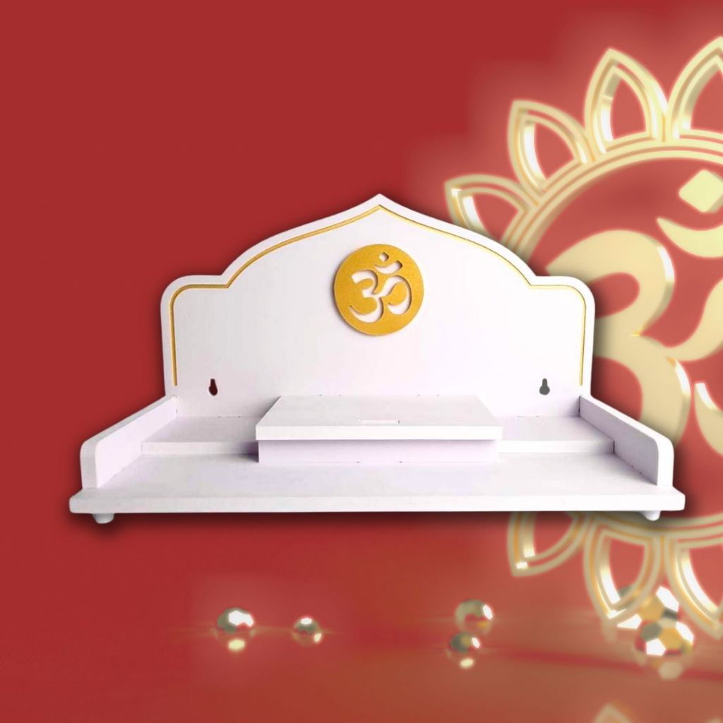หิ้งพระพิฆเนศ หิ้งพระโมเดิร์น มินิมอล ตั้งได้ ติดผนังได้ รุ่น G4