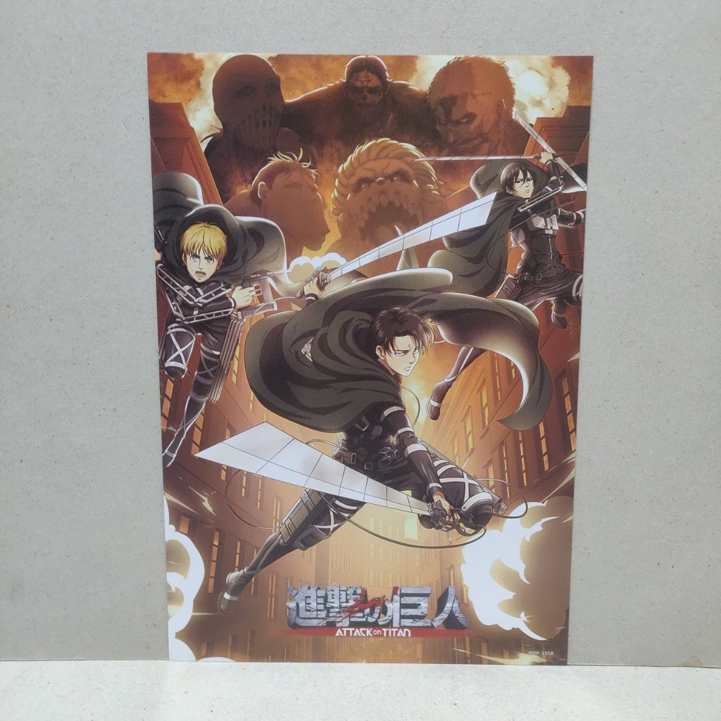 โปสเตอร์อนิเมะ A3 attack on titan ผ่าพิภพไททัน