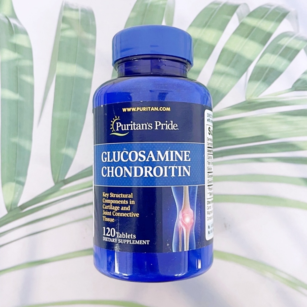 กลูโคซามีนและคอนดรอยติน Glucosamine Chondroitin 120 Tablets (Puritan's Pride®)