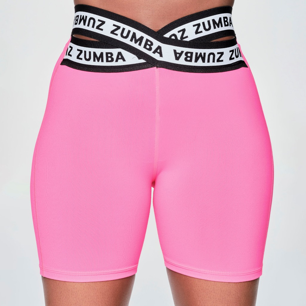 Zumba Upbeat Biker Shorts (กางเกงเลกกิ้งขาสั้นออกกำลังกายซุมบ้า)