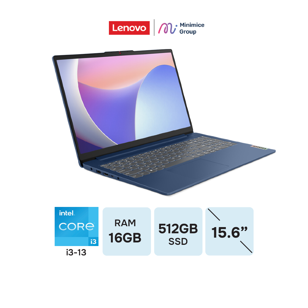 [ผ่อน0%10เดือน]Lenovo IdeaPad Slim/Corei3-1305U/8GB/512GB/82X70062TA/Notebook โน๊ตบุ๊ค By Minimice