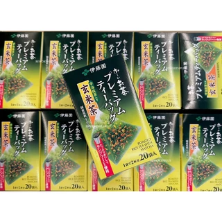 [พร้อมส่ง]Itoen Matcha Green Tea with Roasted Rice 20P อิโตเอ็น ชาเขียวมัจฉะพรีเมี่ยมพร้อมข้าวคั่ว 20 ซอง