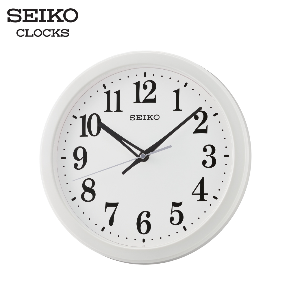 [E-tax E-Receipt]SEIKO CLOCKS นาฬิกาแขวน รุ่น QHA012W ขนาด 11 นิ้ว