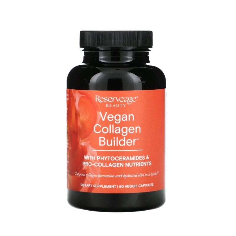 🇺🇲Reserveage Nutrition Vegan Collagen Builder, 60 Veggie Capsules