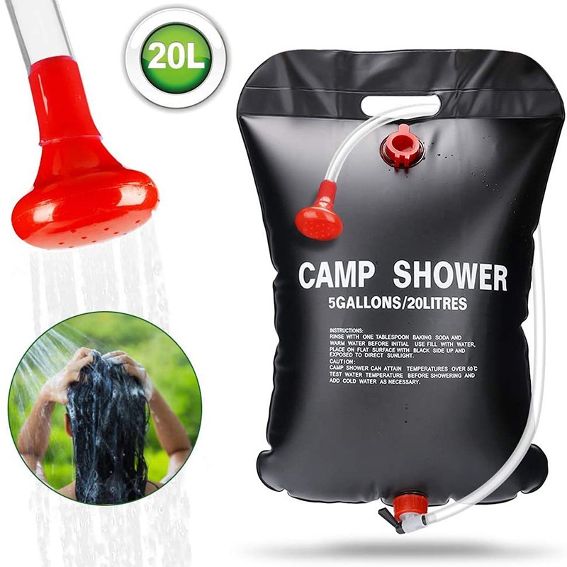 ถุงอาบน้ำแคมป์ปิ้ง Camp Shower ถุงอาบน้ำแบบพกพา สะดวก ใช้ได้ทุกที่ ใหญ่สุดขนาด 40L - รูปที่ 2