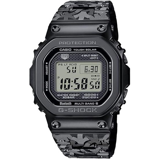 [Casio] นาฬิกา G-Shock [ของแท้ในประเทศ] มาพร้อม Bluetooth Full Metal Radio Solar G-SHOCK 40th Anniversary × ERIC HAZE Collaboration รุ่น GMW-B5000EH-1JR Men's Black