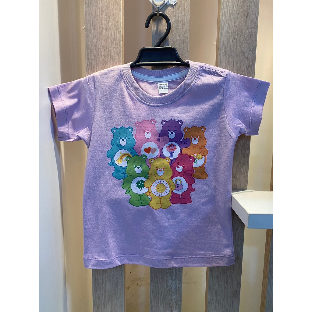 เสื้อยืดเด็ก เสื้อเดี่ยว เด็กผู้หญิง เด็กผู้ชาย คอกลม ลายสกรีนน่ารัก ผ้า cotton 100%