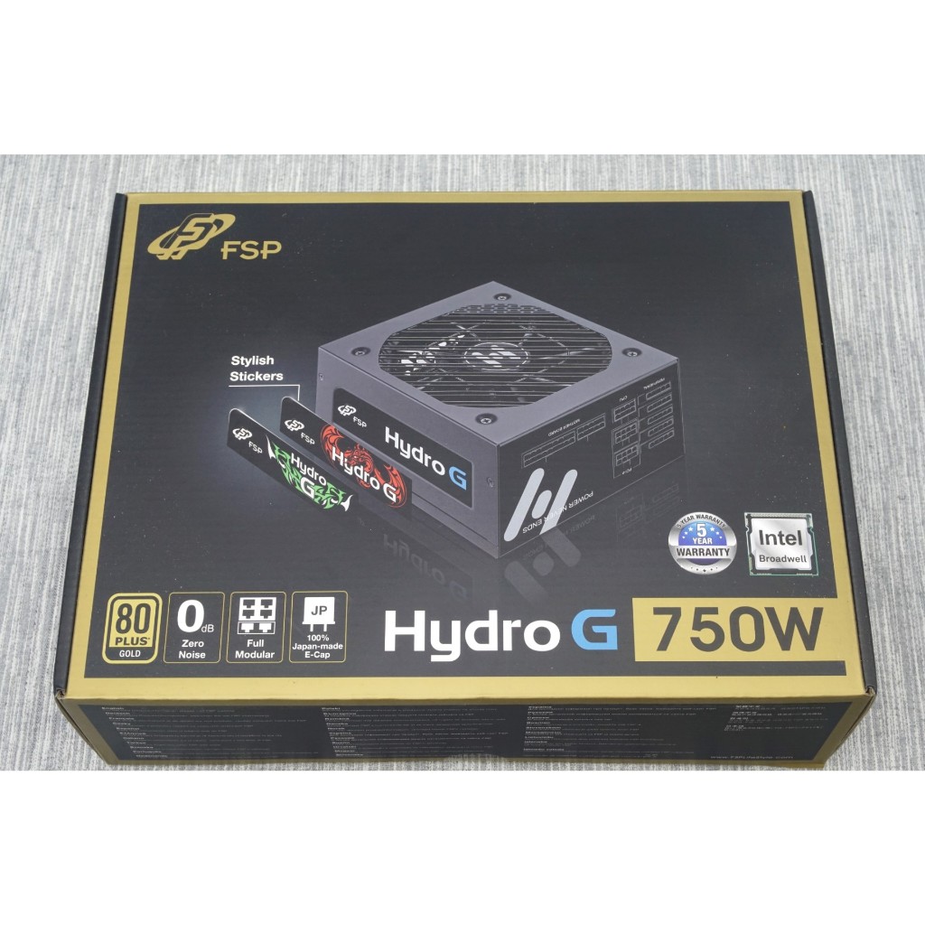 POWER SUPPLY FSP HYDRO G 750W (80+ GOLD) ประกันศูนย์ พร้อมส่ง