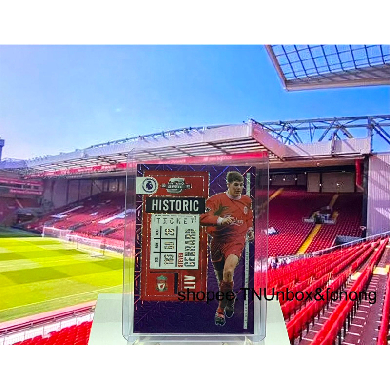 การ์ดนักฟุตบอล 2020-21 Panini Chronicles Historic Ticket - Steven Gerrard - Liverpool - SSP MOJO