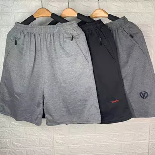 กางเกงขาสั้นลำลองผู้ชาย XL เอว "24-40" ปักลาย มีกระเป๋าซิป ราคาถูก