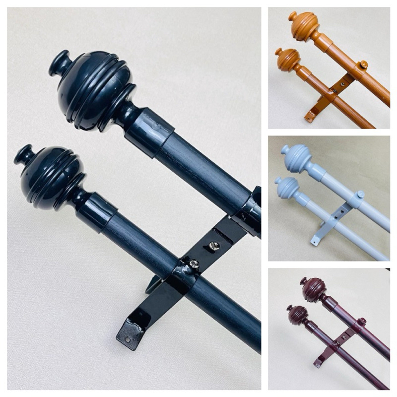 ราวผ้าม่าน 2 ชั้น รางม่านตาไก่