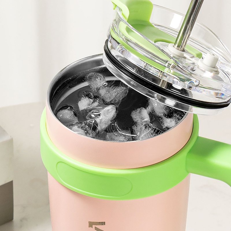 1200ML แก้วเก็บอุณหภูมิ PKARA ขนาด 40OZ ของแท้ แก้วเก็บอุณหภูมิร้อน/เย็น - รูปที่ 4