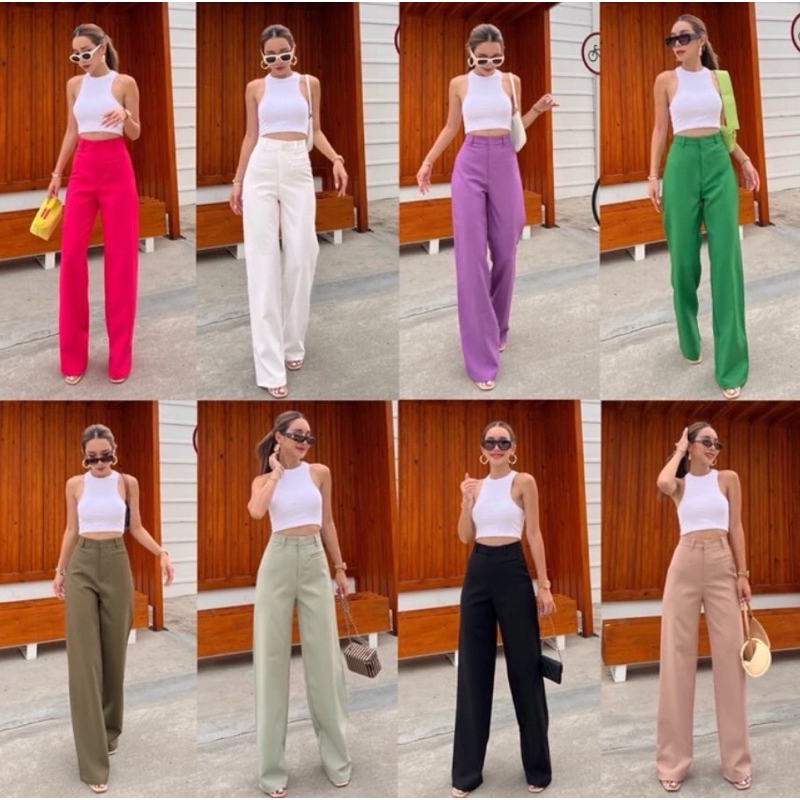 Nicki high-waist pantกางเกงป้ายpromthong