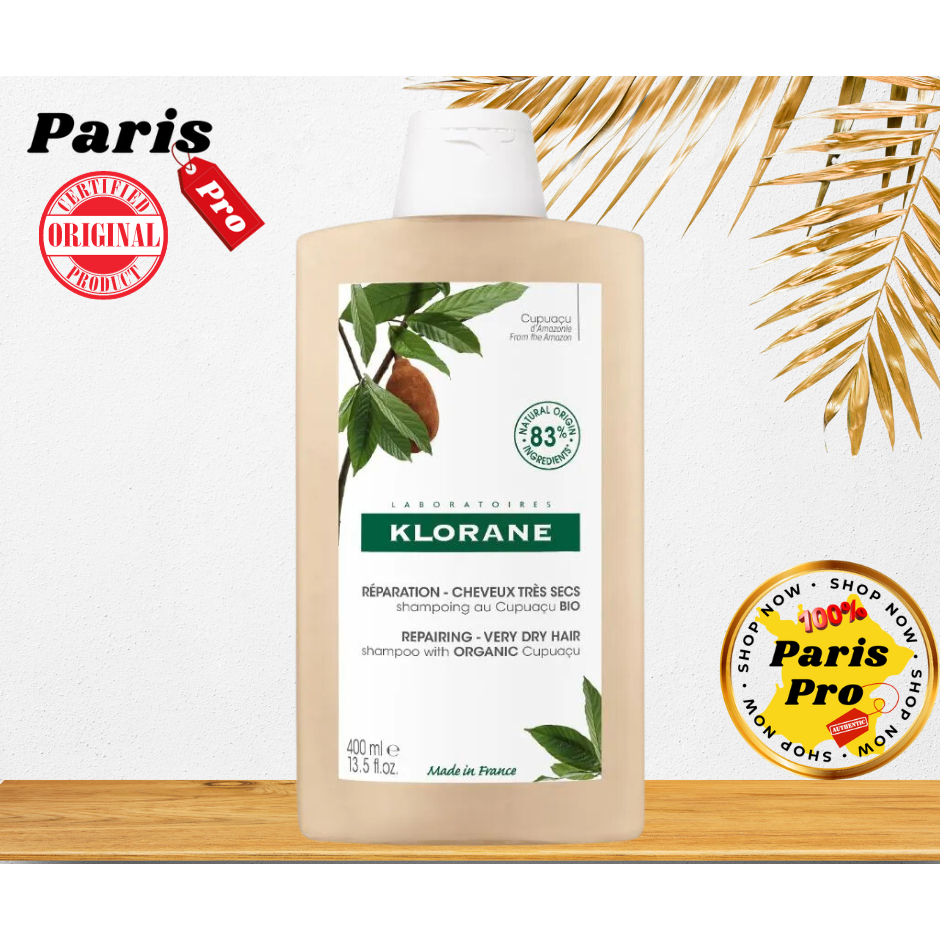 แชมพูสำหรับผมแห้ง KLORANE CUPUACU BIO - Nutrition and Repair Shampoo - Very Dry Hair, 400ml จากฝรั่ง