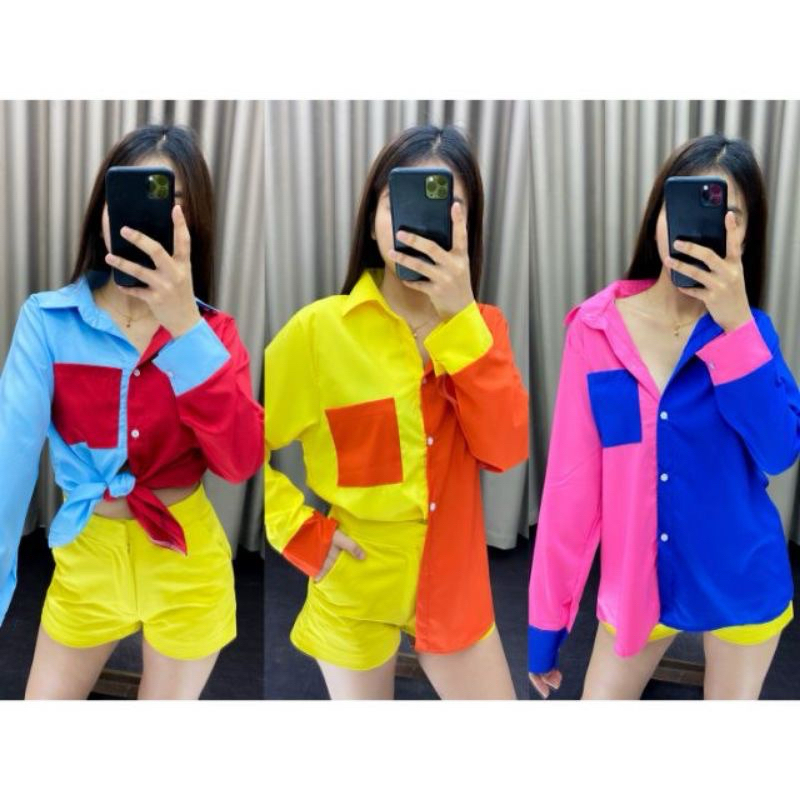 เสื้อฮาวายสไตร์วินเทจ เสื้อปีใหม่สงกานต์ฟรีไซร้อก32-42ยาว26