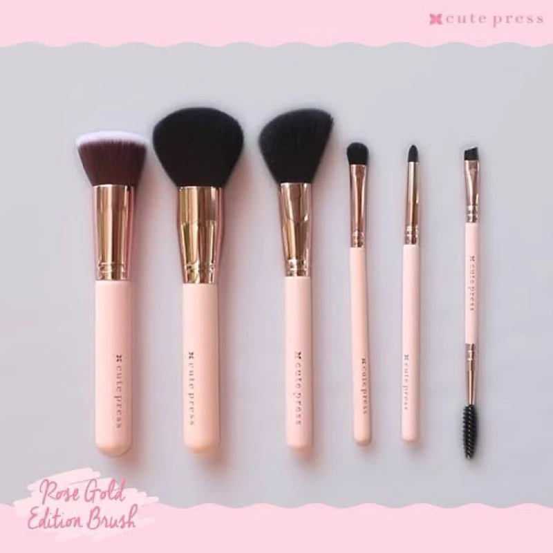 แปรงแต่งหน้า Cute Press Rose Gold Edition