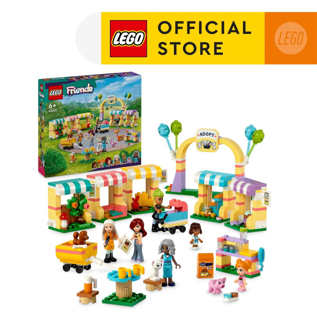 LEGO Friends 42615 Pet Adoption Day Building Set Toys (400 Pieces)