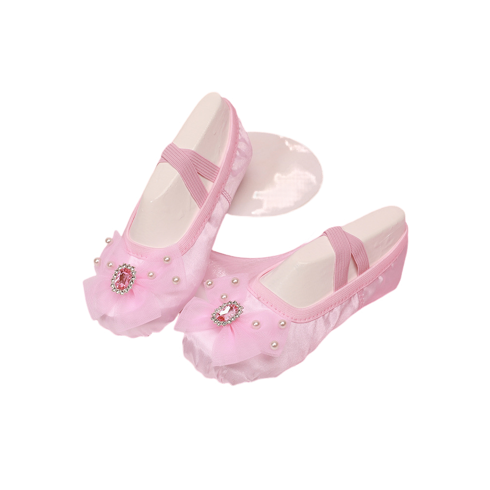 KIDSZONE รองเท้าบัลเลต์ เด็กผู้หญิง รองเท้าใส่เต้น รุ่น A013