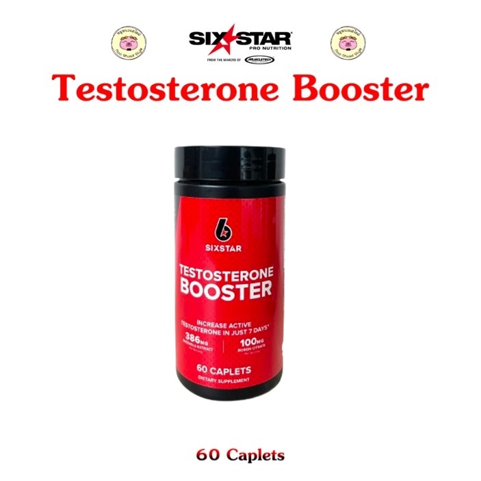 😬💦 [พร้อมส่ง] Muscletech, Six Star, Six Star Pro Nutrition Testosterone Booster, Elite Series 60 Caplets เทสโทสเทอโรน