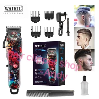 [ประกัน 1ปี] WAIKIL ใหม่ล่าสุด!! ของแท้100%WL-6065ปัตตาเลี่ยนไร้สายปัตตาเลี่ยนไร้สายกรรไกรทรงกรวยเดิมสำหรับช่างทำผมและช่