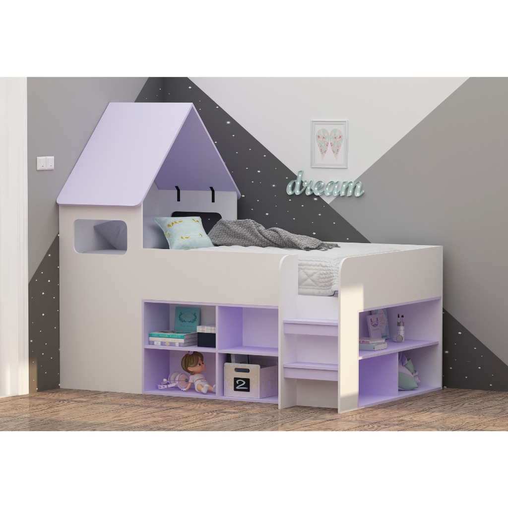 Tomato KidZ เตียงบ้าน Lisbon house bed | ส่งประกอบฟรีในเขตกรุงเทพและปริมณฑล | เตียง 3.5 ฟุต