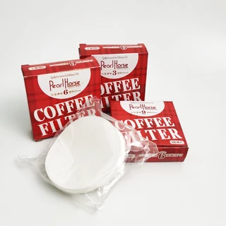 ID888 กระดาษกรองกาแฟ ที่กรองกาแฟ แบบกลม กระดาษดริป แบบหนา วัสดุธรรมชาติ