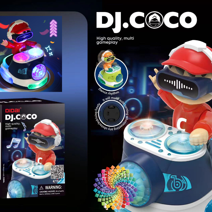 [พร้อมส่ง]ของเล่นเด็กดีเจแดนซ์ ของเล่นเหมาะสำหรับเด็กๆมีเสียงดนตรี แสงสีแสียงไดนามิก เดินหน้าถอยหลังได้ระบบใส่ถ่าน
