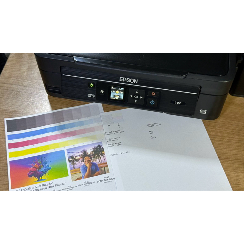 Epson L455 Wi-Fi มือสองพร้อมใช้งาน