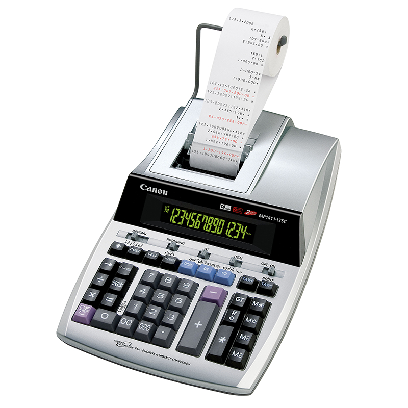 เครื่องคิดเลขพิมพ์กระดาษ 14 หลัก CANON MP1411-LTSC **ราคารวมภาษีแล้ว เปิดใบกำกับภาษีได้**