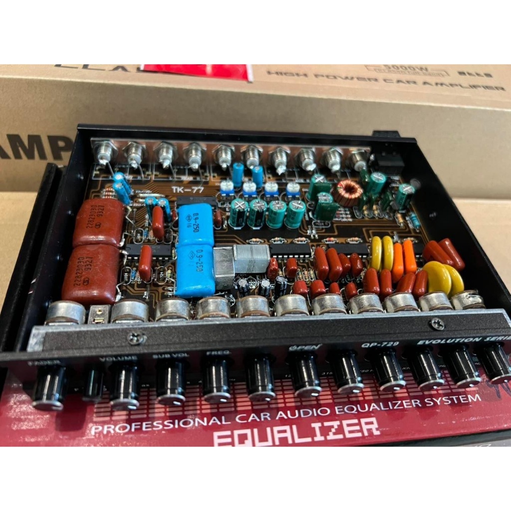 ปรีโม BuiltInSound รุ่น OPEN 729 (ปรีแข่ง) พลังเสียงที่เหนือระดับ สำหรับนักแข่งตัวจริง! ปรีแอมป์ที่ออกแบบมาเพื่อการแข่ง