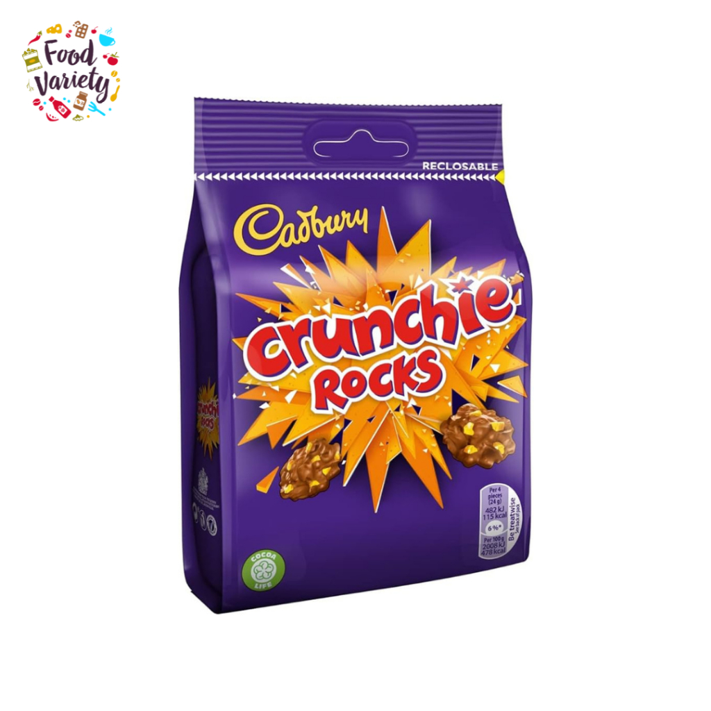 [Best Before 17-Oct-2026]Cadbury Crunchie Rocks 100g แคดเบอรี ครันชีร็อกส์ 100กรัม