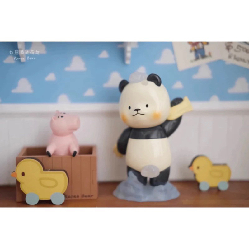 Planet Bear Taiyaki PanPan Panda V.2 โมเดล ฟิกเกอร์ น้องอาบน้ำ