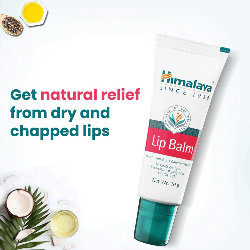 Himalaya Lip Balm 10 ml ลิปปาร์ม บำรุงริมฝีปาก