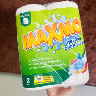 maxmo กระดาษอเนกประสงค์ REGULAR แพ็ค2 ม้วน (สีเขียว)