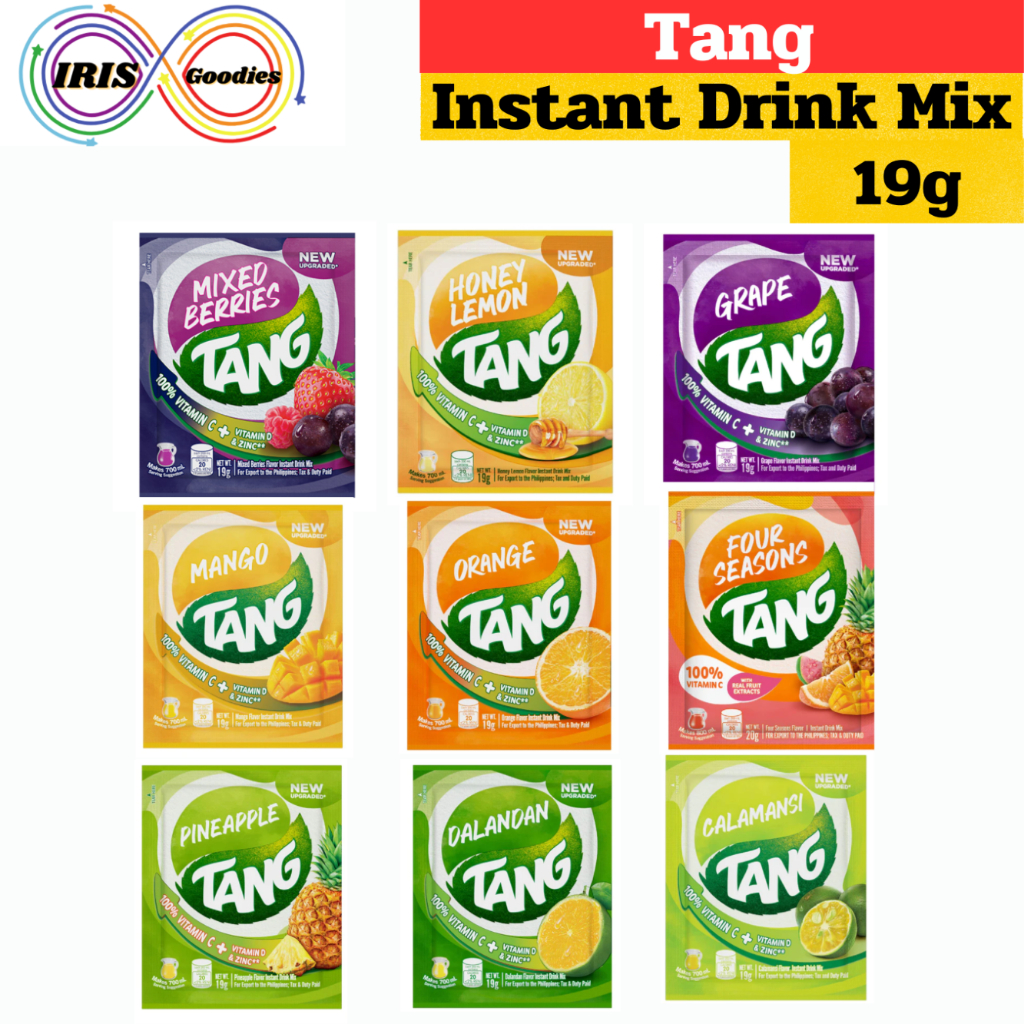 TANG Instant Drink Mix เครื่องดื่มผสมสำเร็จรูป 19g