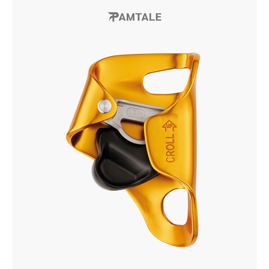 CROLL® - Petzl อุปกรณ์ไต่เชือก /  ติดที่หน้าท้อง อุปกรณ์สำหรับการขึ้นเชือก สำหรับมืออาชีพ