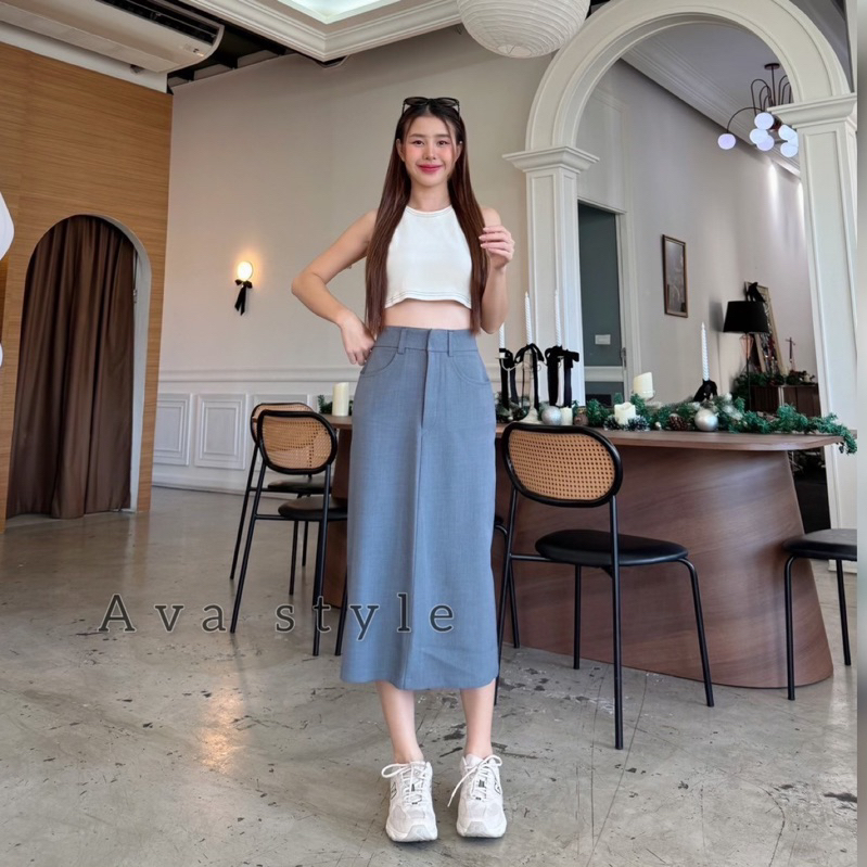 S-XXL🌈🌈Y2K🦋กระโปรงเอวสูง(ผ่าหลัง) รุ่นชิปหน้าผ้าป๊อกกี้ ผ้าดีทรงสวย ❤️❤️❤️ - รูปที่ 3