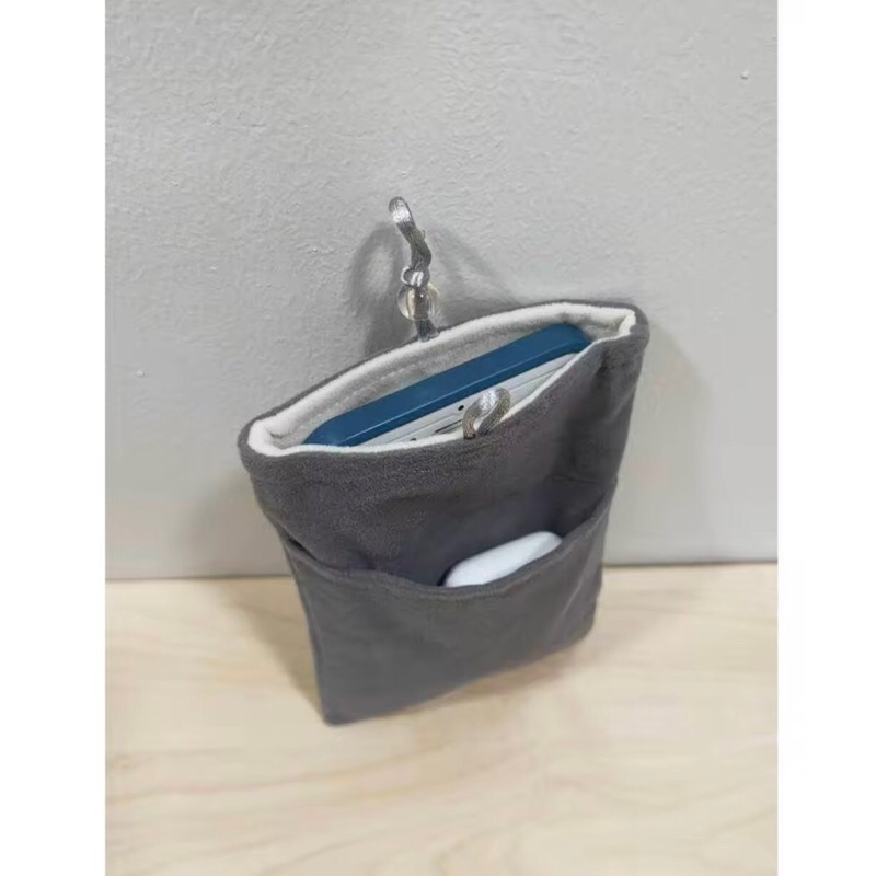 พร้อมส่ง ถุงผ้ากำมะหยี่ใส่มือถือ ใส่แบตสำรอง Size XL 2ชั้น ช่วยถนอมหน้าจอมือถือ ลดรอยขีดข่วน - รูปที่ 2