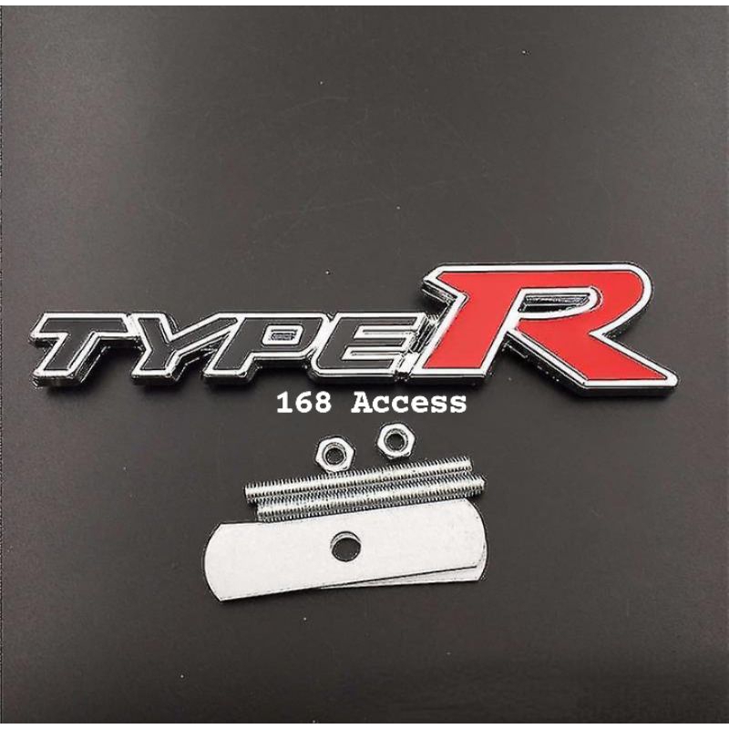 โลโก้ติดกระจังหน้า Type R Civic Type R Style
