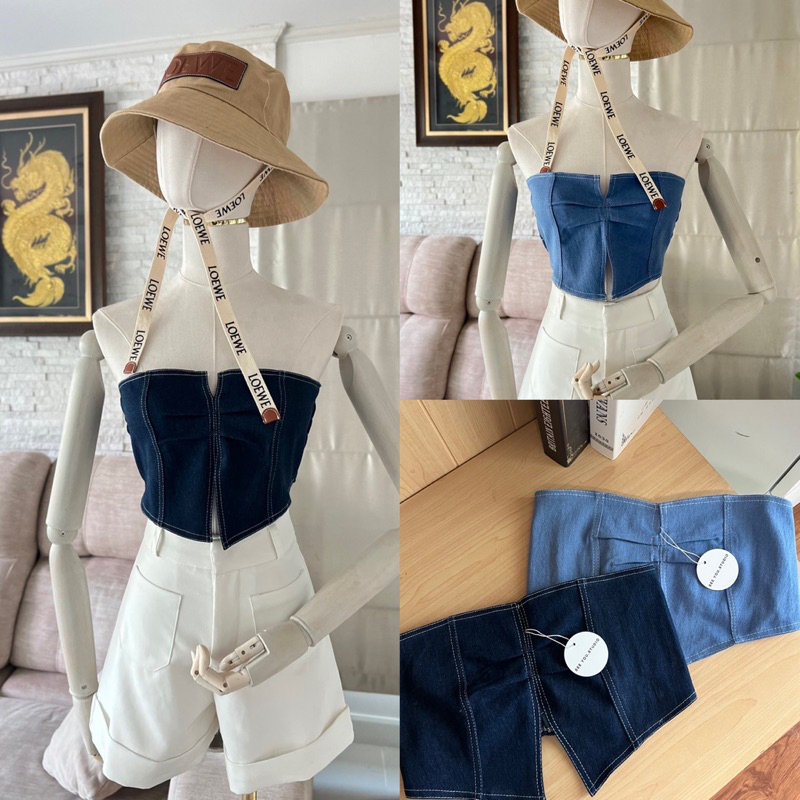 Seeyou studio สายเดี่ยวครอป แนวน่ารักๆ🌷✨