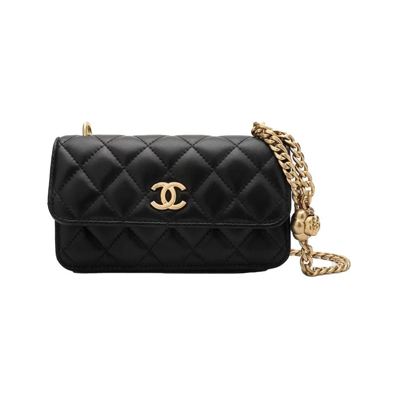 Chanel/Lambskin/Chain Bag/กระเป๋าสะพาย/Crossbody Bag/AP3298/แท้100%