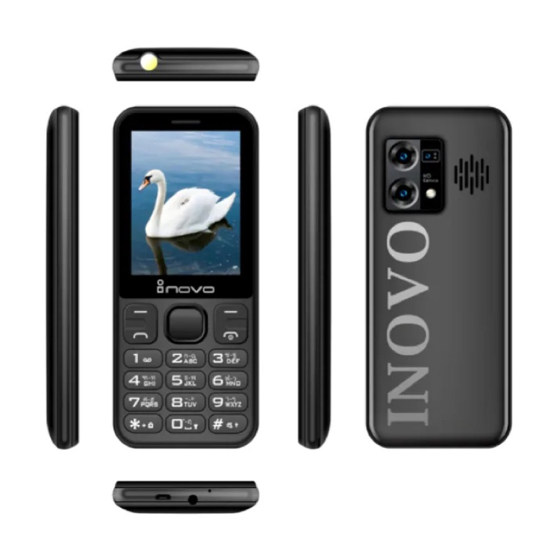 inovo โทรศัพท์มือถือปุ่มกด I10 EE ปุ่มใหญ่ จอกว้าง 2.9 นิ้ว ระบบ Dual SIM (2 ซิม) รองรับ 3G/4G พร้อมประกันศูนย์ 1 ปี